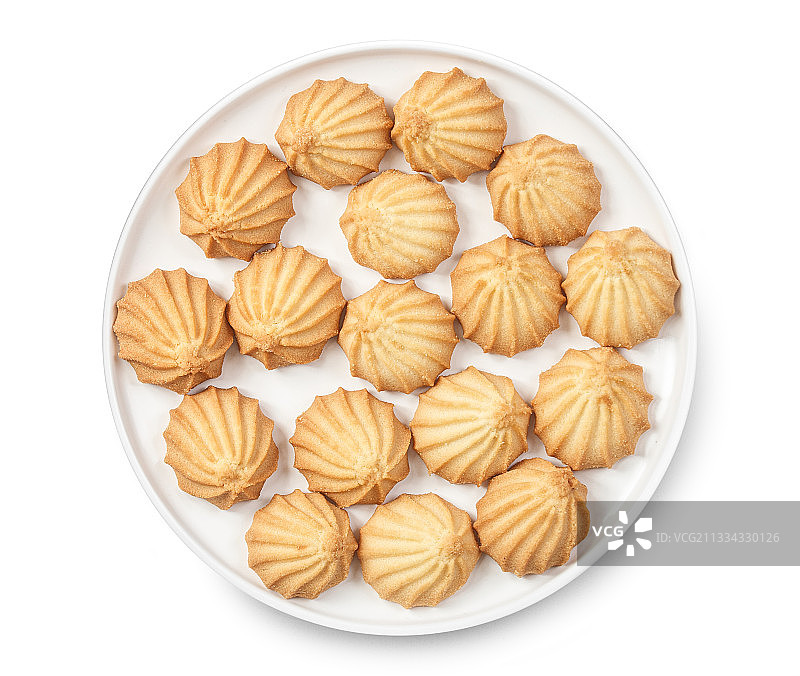 拉花曲奇饼图片素材