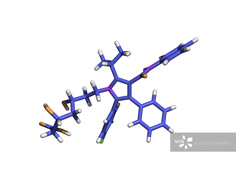 阿托伐他汀降胆固醇药物图片素材