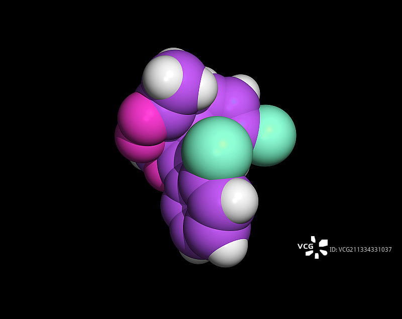 安眠药分子图片素材