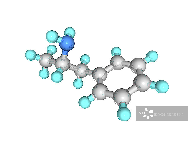 苯丙胺药物分子图片素材