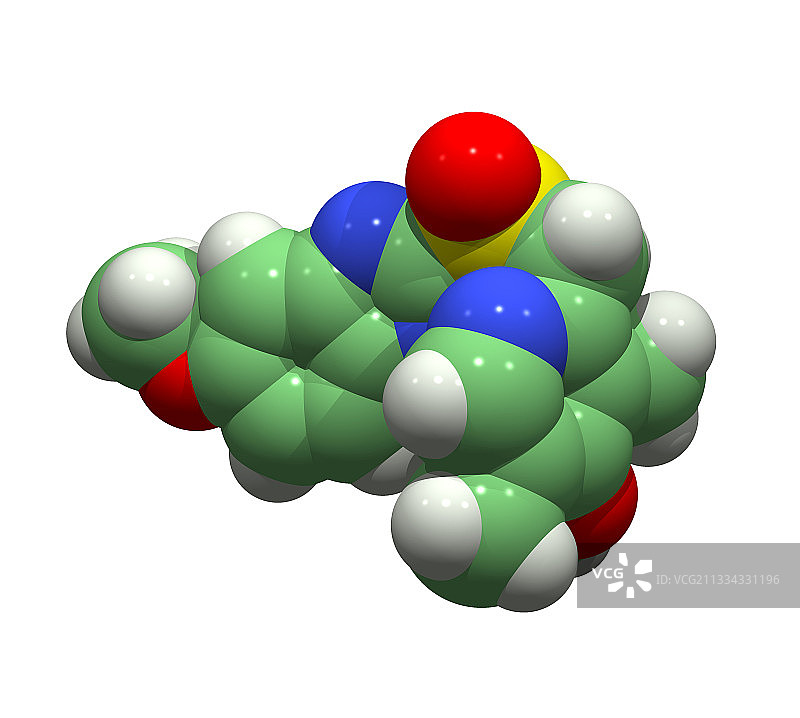 埃索美拉唑药物分子图片素材