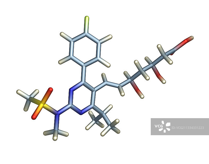 瑞舒伐他汀降胆固醇药物图片素材