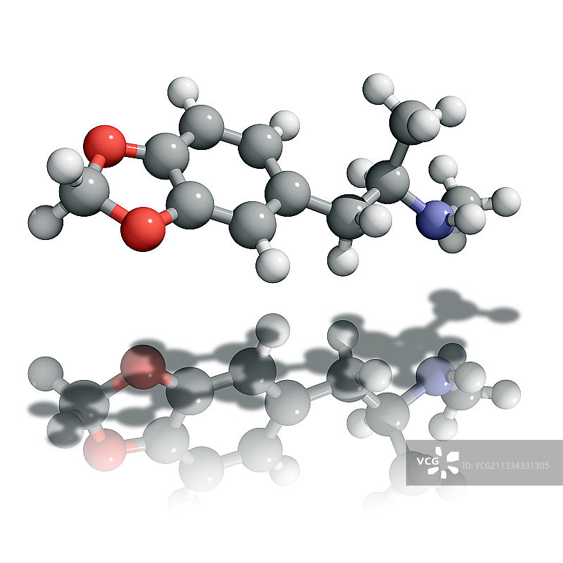 摇头丸药物分子图片素材