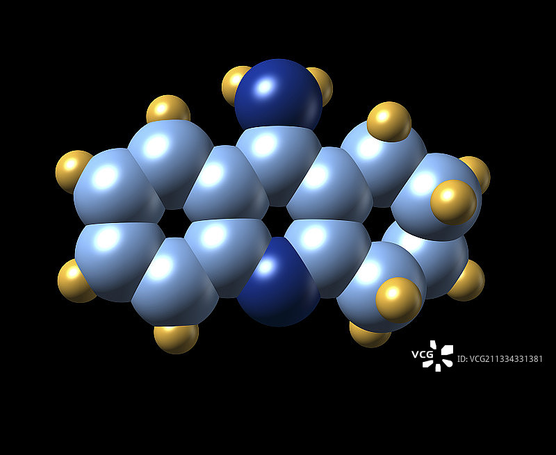 他克林阿尔茨海默病药物分子图片素材