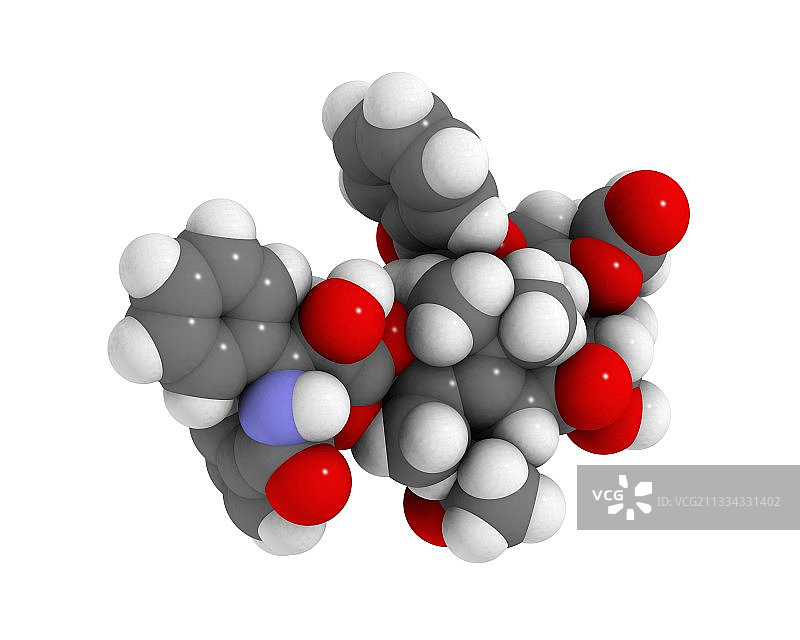 泰素化疗药物分子图片素材