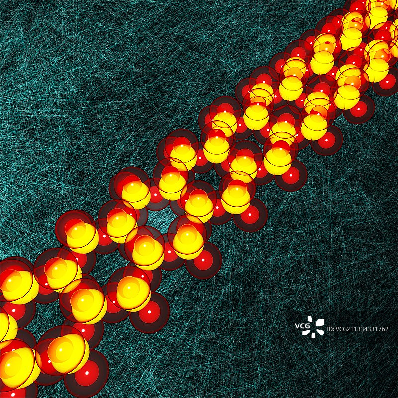 石棉分子图片素材