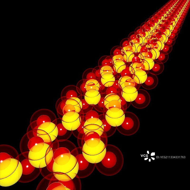 石棉分子图片素材