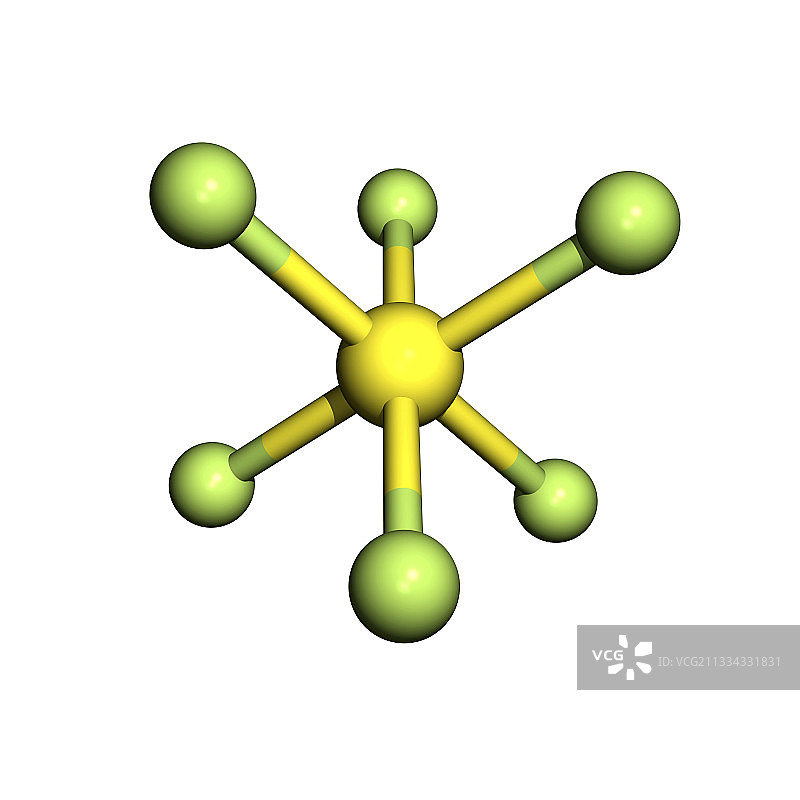 六氟化硫分子图片素材
