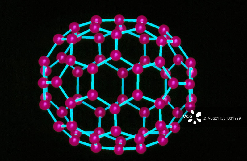C70富勒烯计算机图形图像图片素材