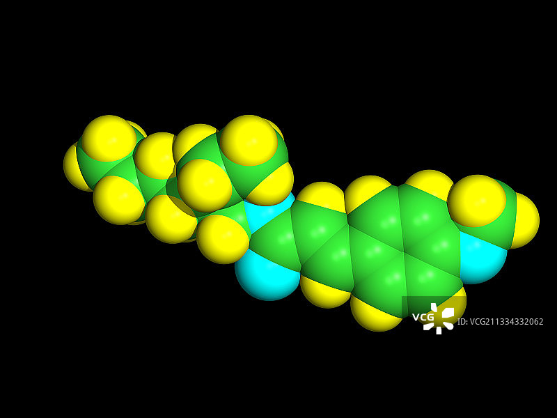 防晒霜化学分子图片素材