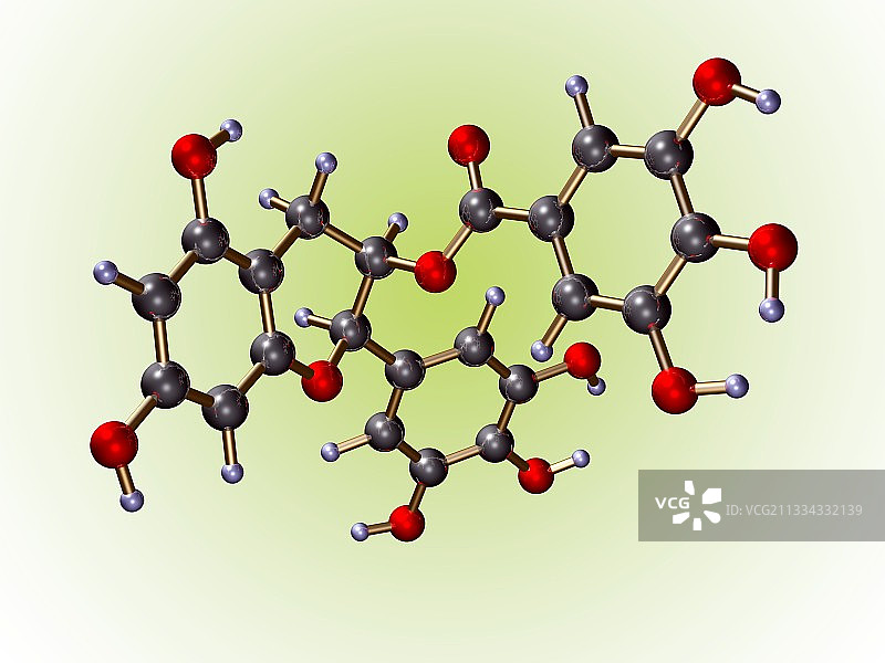 绿茶分子图片素材