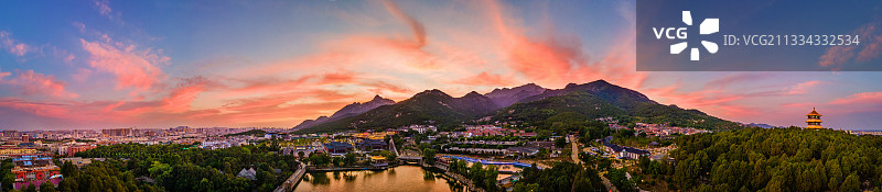 虎山公园 泰安图片素材