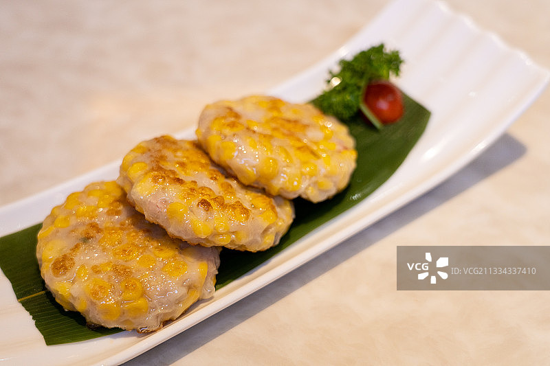 美味小吃农家粟米饼图片素材