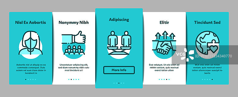 容忍与平等引导元素图标图片素材