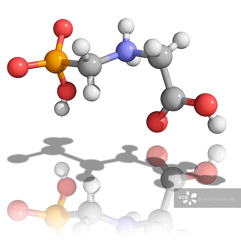 草甘膦除草剂分子图片素材