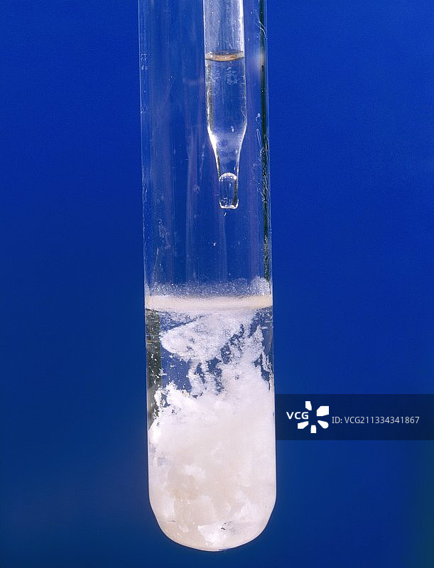 苯甲酸沉淀物图片素材