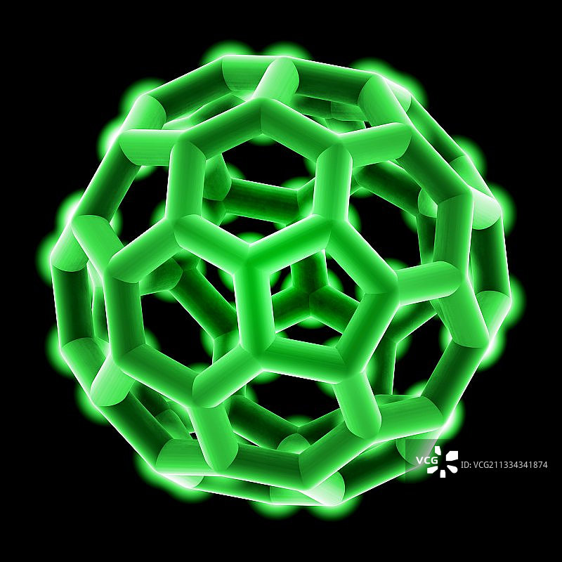 巴克敏斯特富勒烯分子图片素材