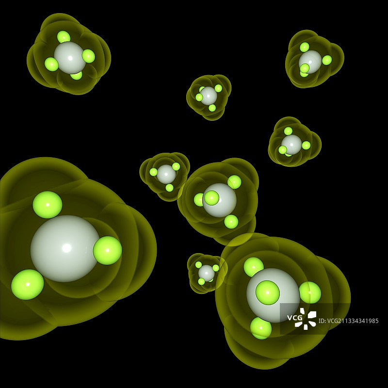 甲烷分子图片素材