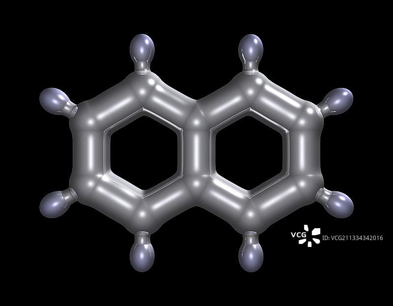 萘分子图片素材