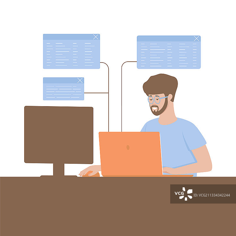 程序员开发算法和计算机图片素材