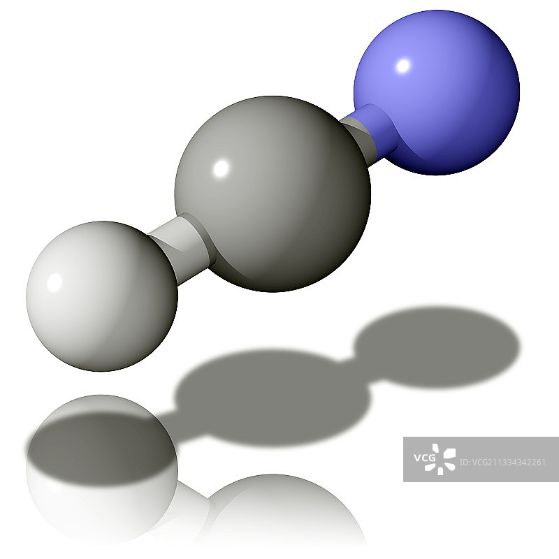 氰化氢分子图片素材