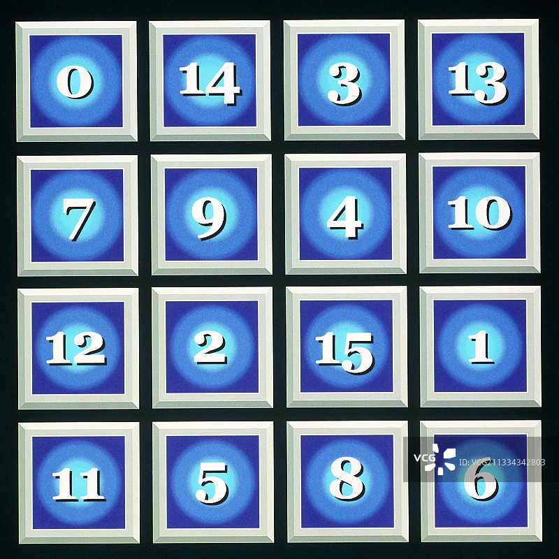 最完美的幻方图片素材