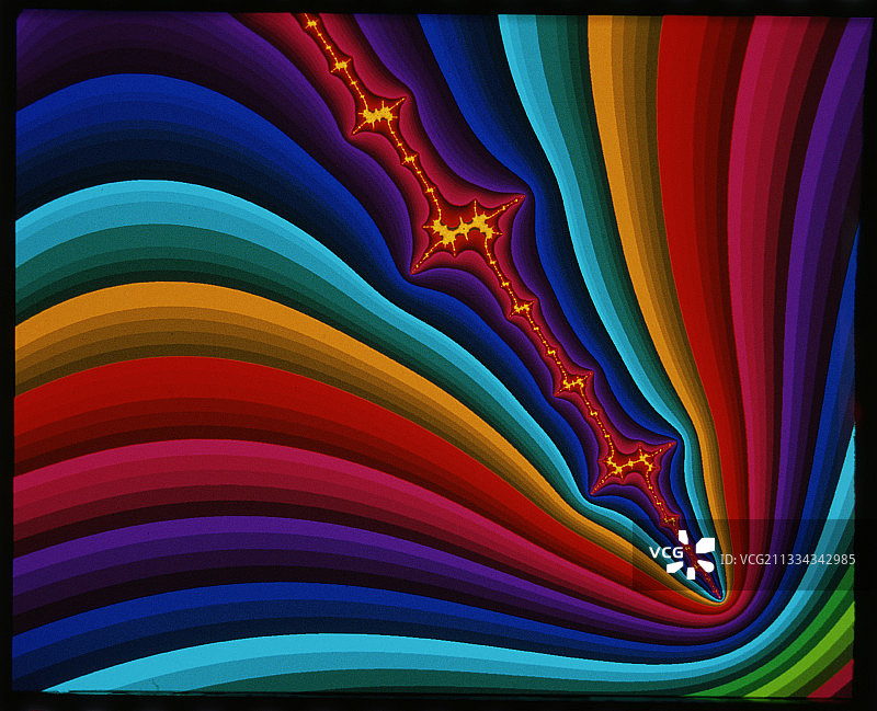 协和飞机，曼德勃罗集分形图片素材