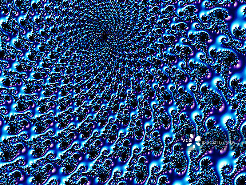 曼德勃罗集的分形图像图片素材