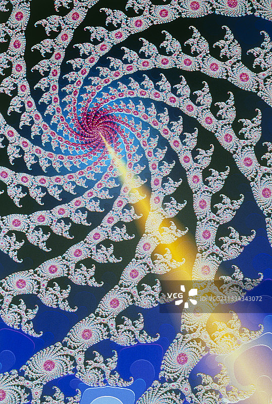 探照灯曼德布罗特集图片素材