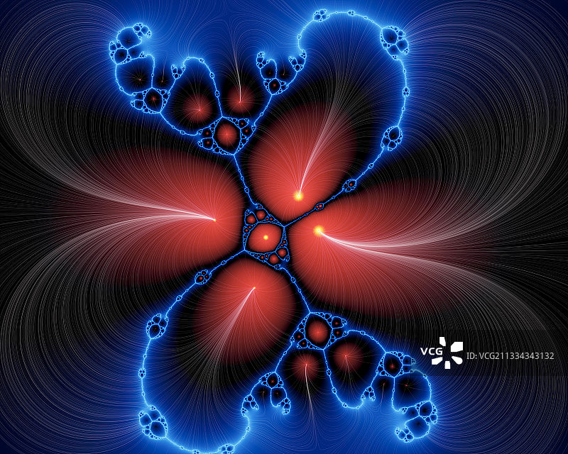 曼德勃罗分形图片素材