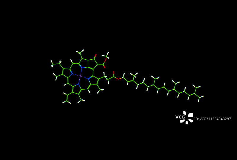 叶绿素分子图片素材