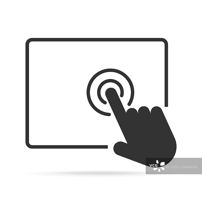 触摸屏平板电脑标志图标图片素材