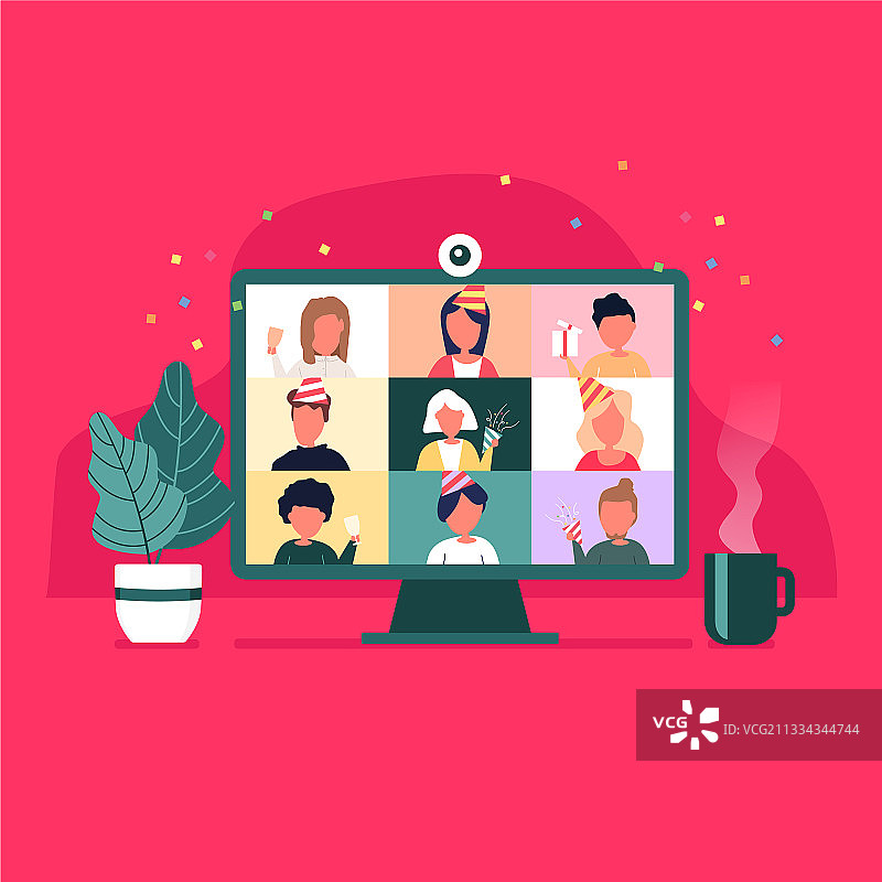 居家派对图片素材