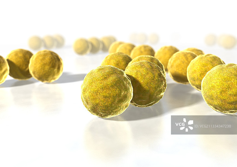 链球菌，电脑艺术图图片素材