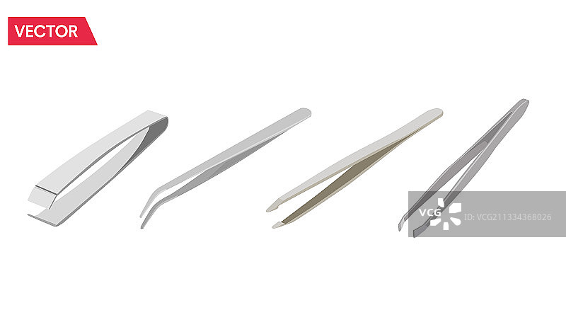 镊子套装图片素材