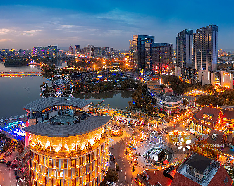 南京百家湖畔图片素材