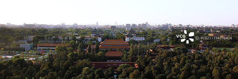 景山北眺图片素材