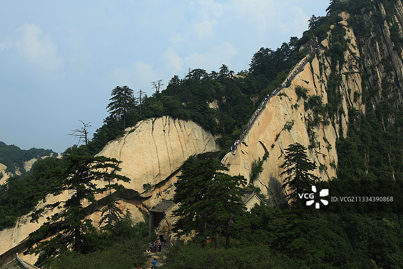 陕西华阴华山风光图片素材