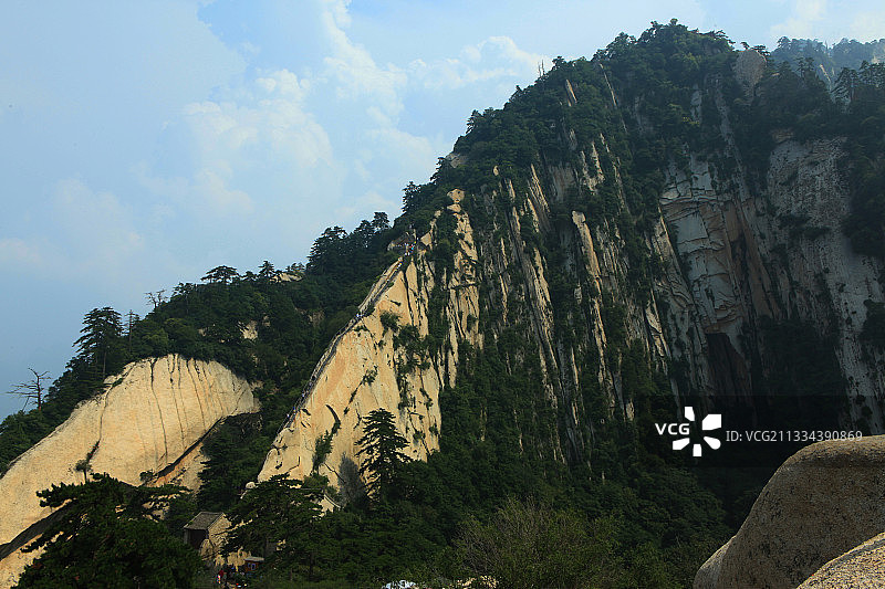 陕西华阴华山风光图片素材