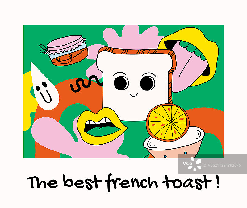 最佳法式吐司背景图片素材