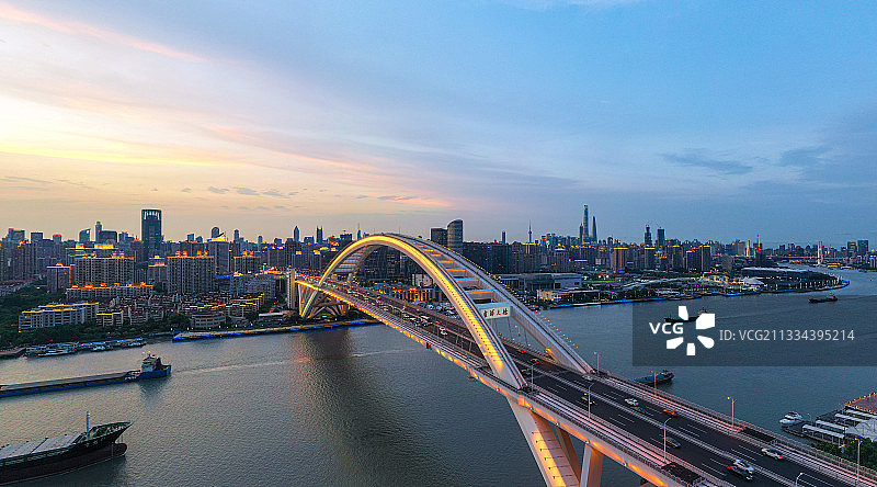 上海前滩城市风光图片素材