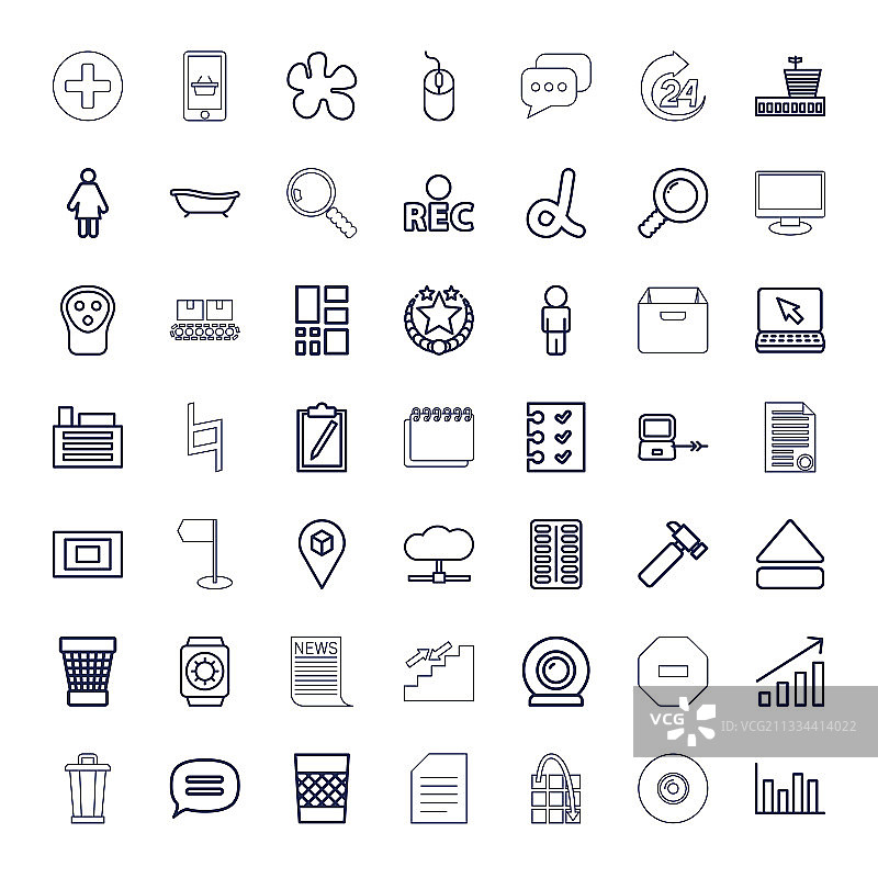 49个网页图标图片素材