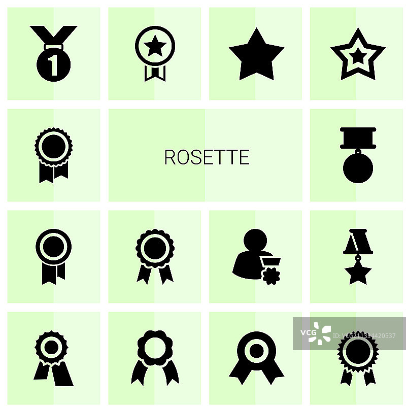 玫瑰花结图标图片素材