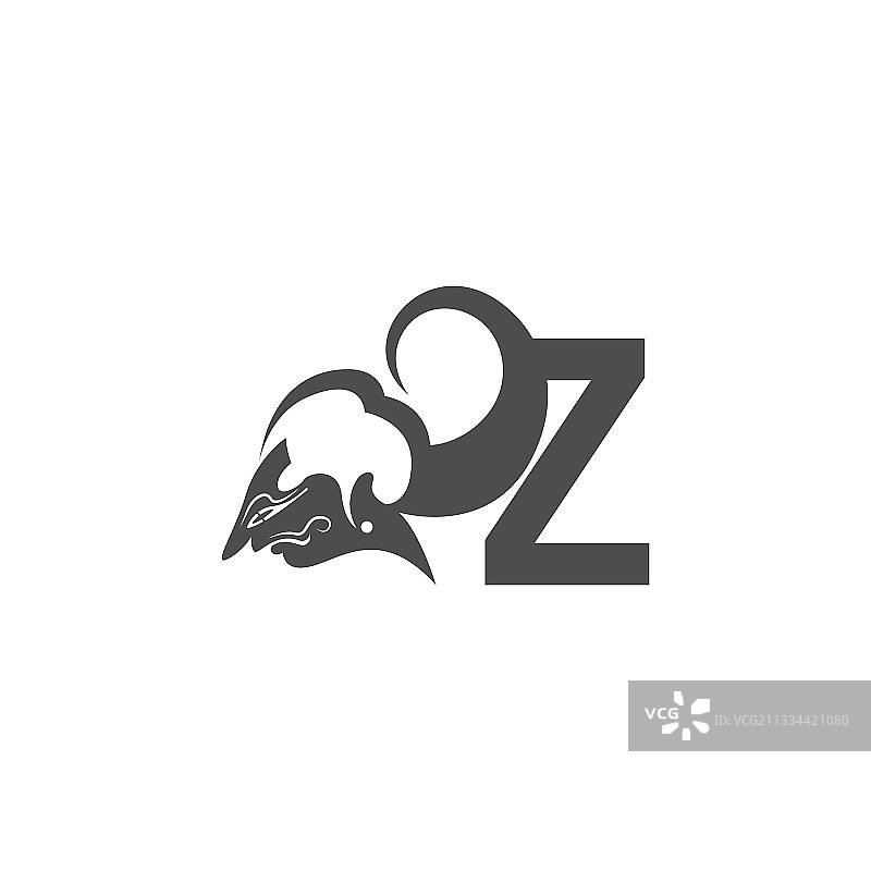 爪哇皮影戏木偶图标字母Logo设计图片素材