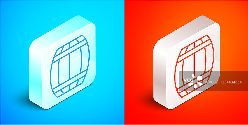 2.5D线条火药桶图标图片素材