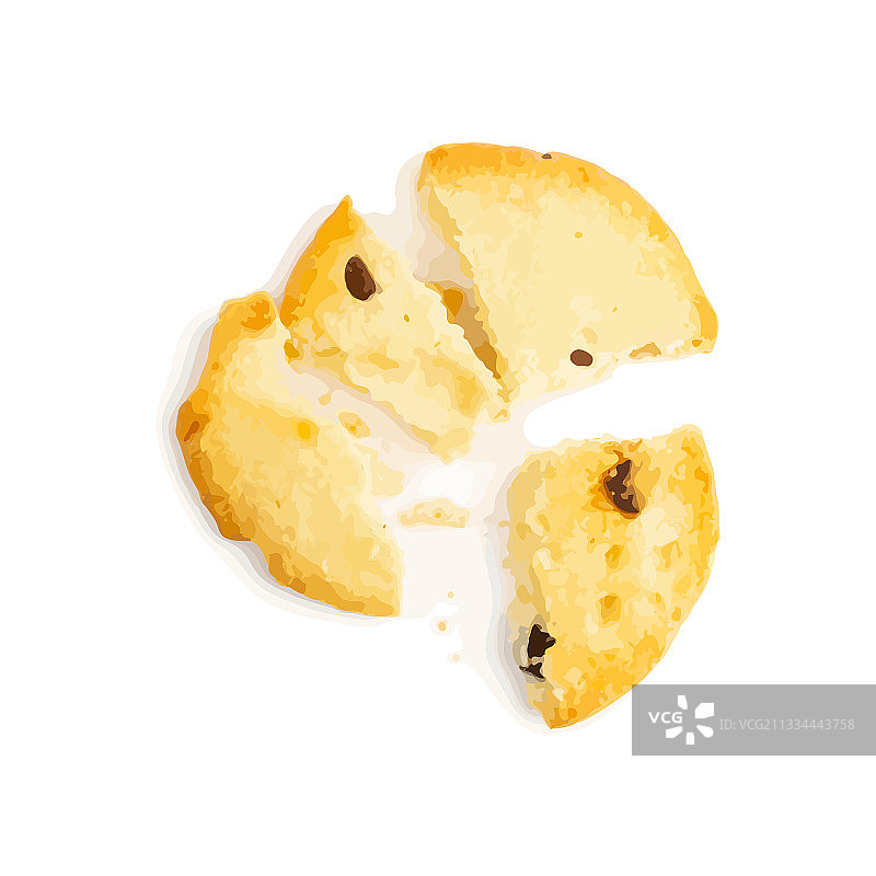 碎巧克力曲奇饼干图片素材