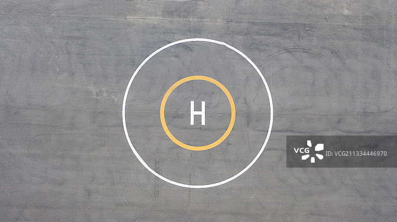 航拍停机坪图片素材