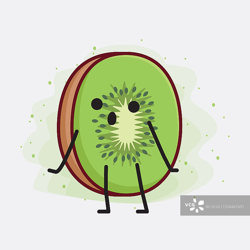 可爱卡通猕猴桃图片素材
