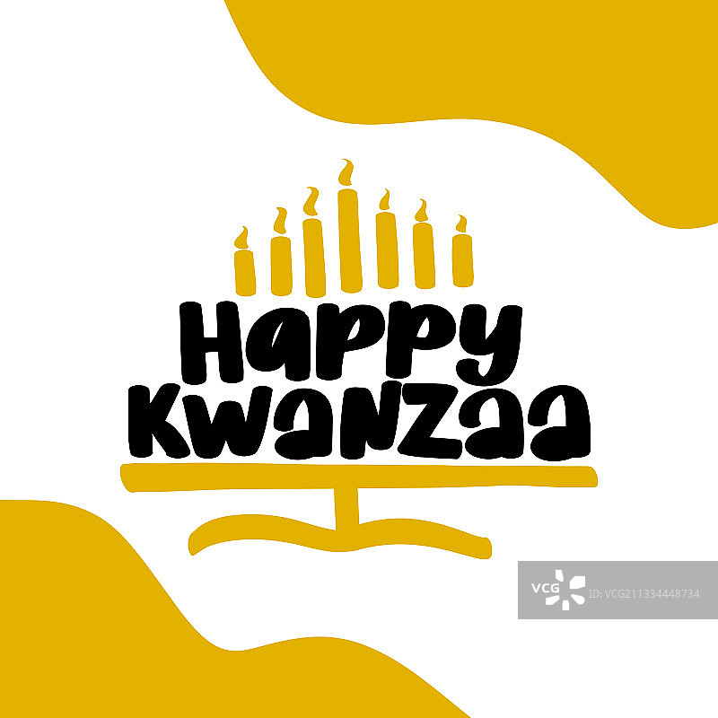 白色背景上手绘光明节蜡烛图片素材