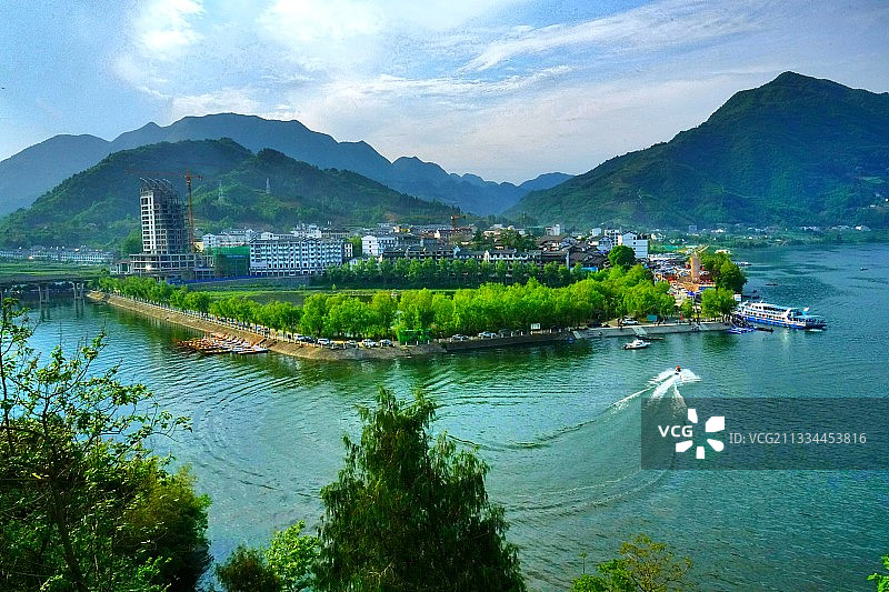 后柳山水甲天下图片素材